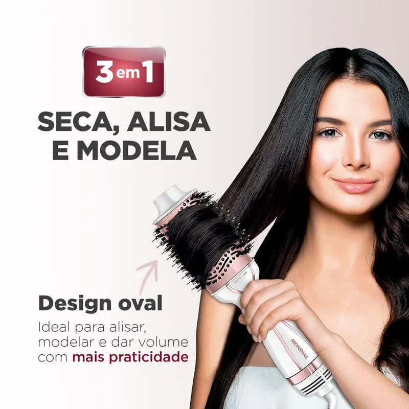 Escova Secadora White Rose Line Mondial ES-50