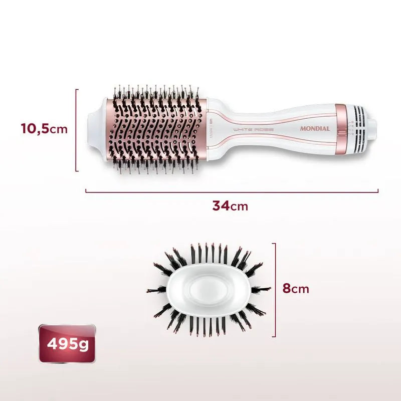 Escova Secadora White Rose Line Mondial ES-50