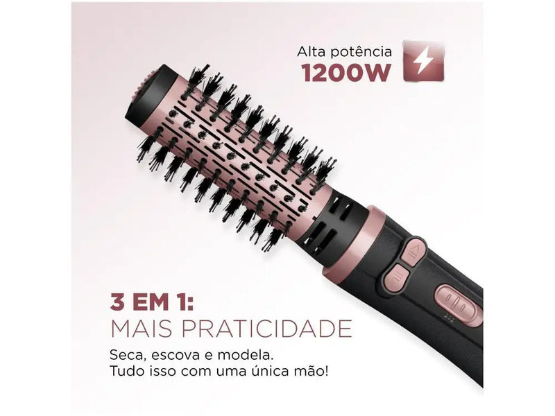 Escova Rotativa Mondial Black Rose ERB-01 - Bivolt